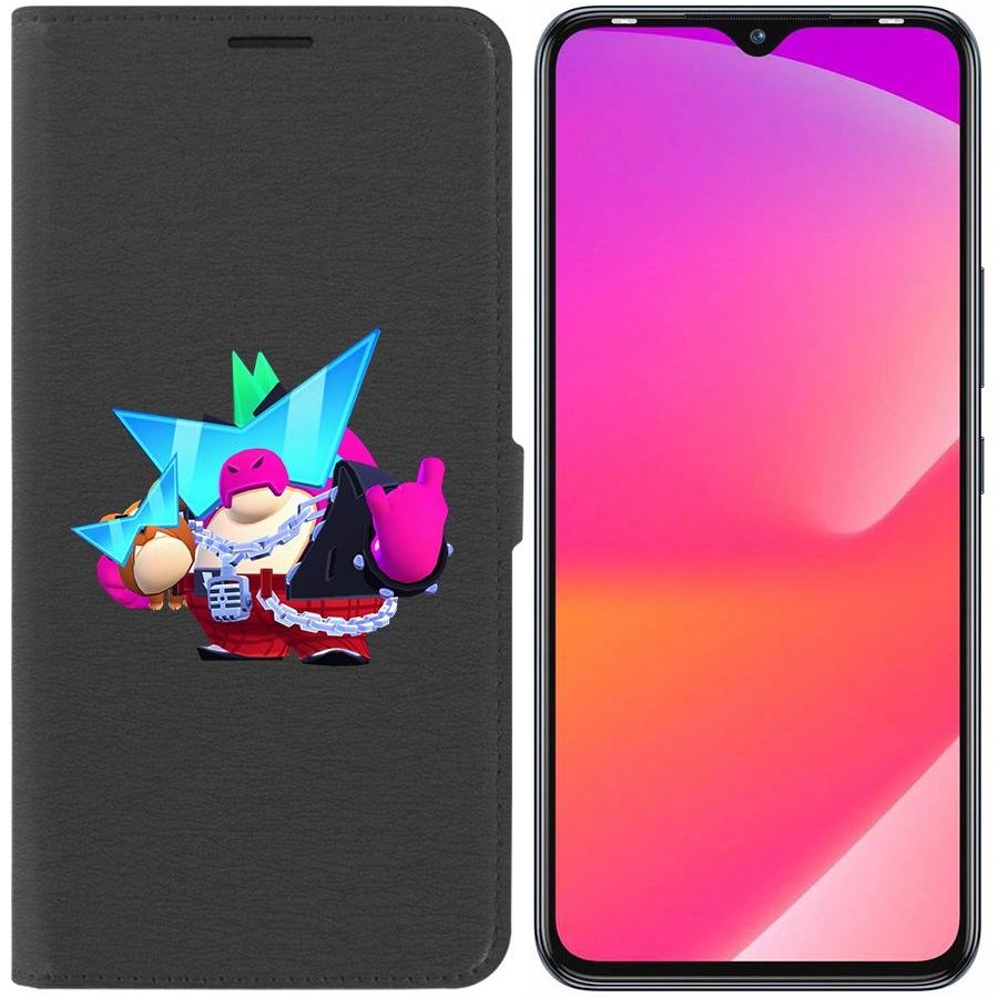 

Чехол-книжка Eco Book для Infinix Smart 6 Plus Brawl Stars-Плохиш Базз