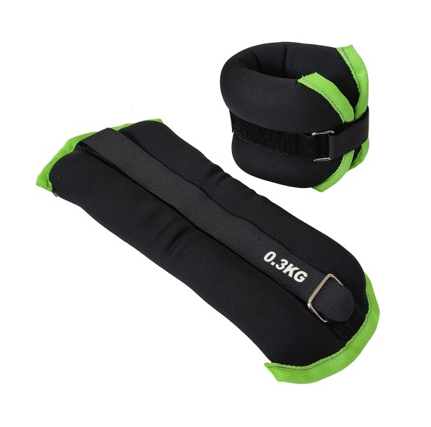 

Утяжелители Hawk ALT Sport HKAW101-5 2 x 0,3 кг, black/green, ALT Sport HKAW101-5
