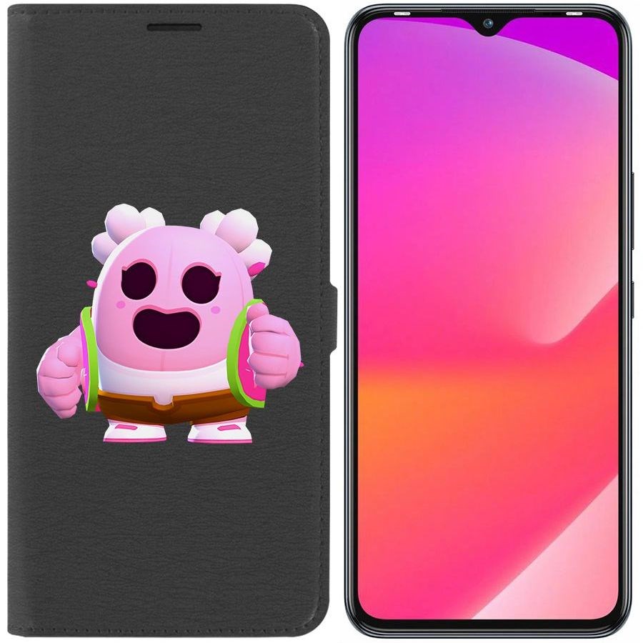 

Чехол-книжка Eco Book для Infinix Smart 6 Plus Brawl Stars-Сакура Спайк