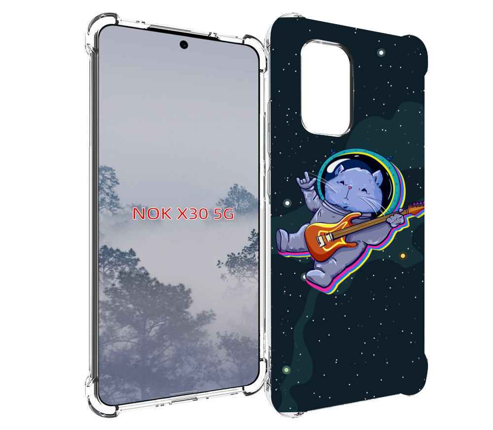 

Чехол MyPads крутой-хомяк-в-космосе для Nokia X30 5G, Tocco