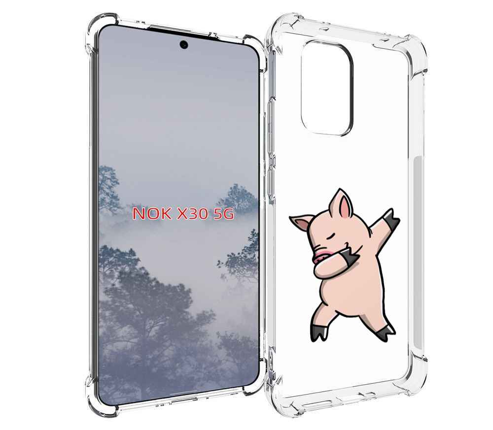 

Чехол MyPads крутой-поросенок для Nokia X30 5G, Tocco