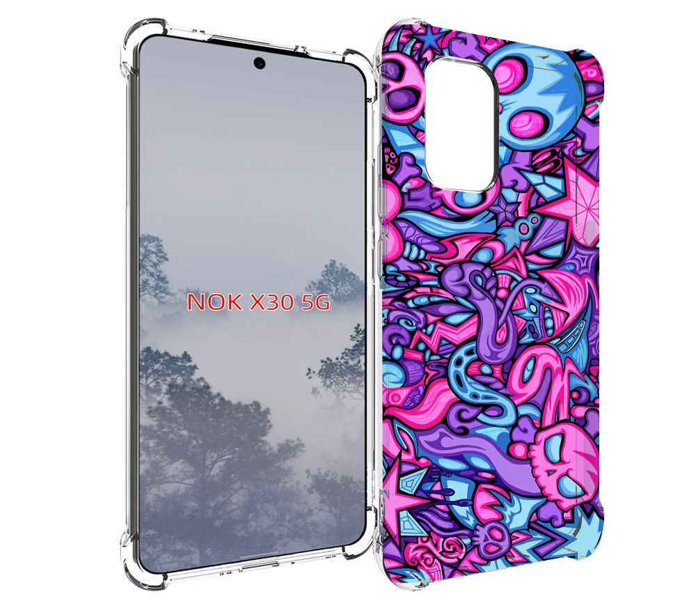 

Чехол MyPads крутой-паттерн для Nokia X30 5G, Tocco