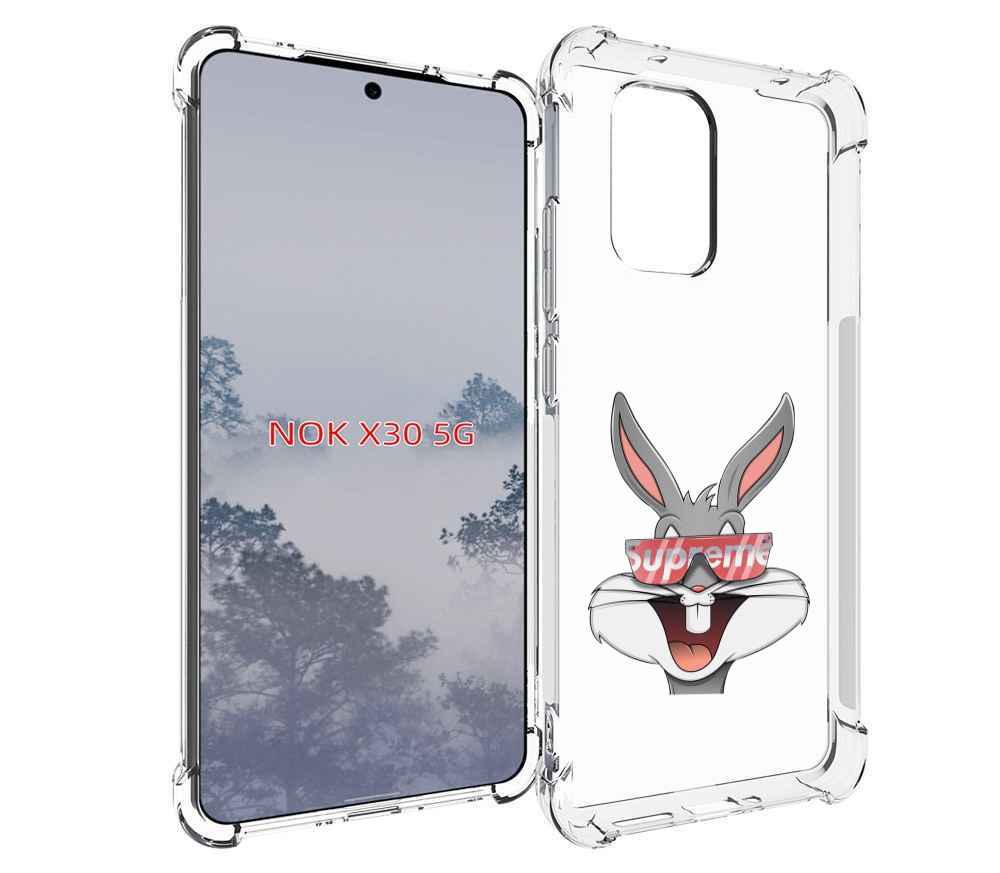 

Чехол MyPads крутой-заяц для Nokia X30 5G, Tocco