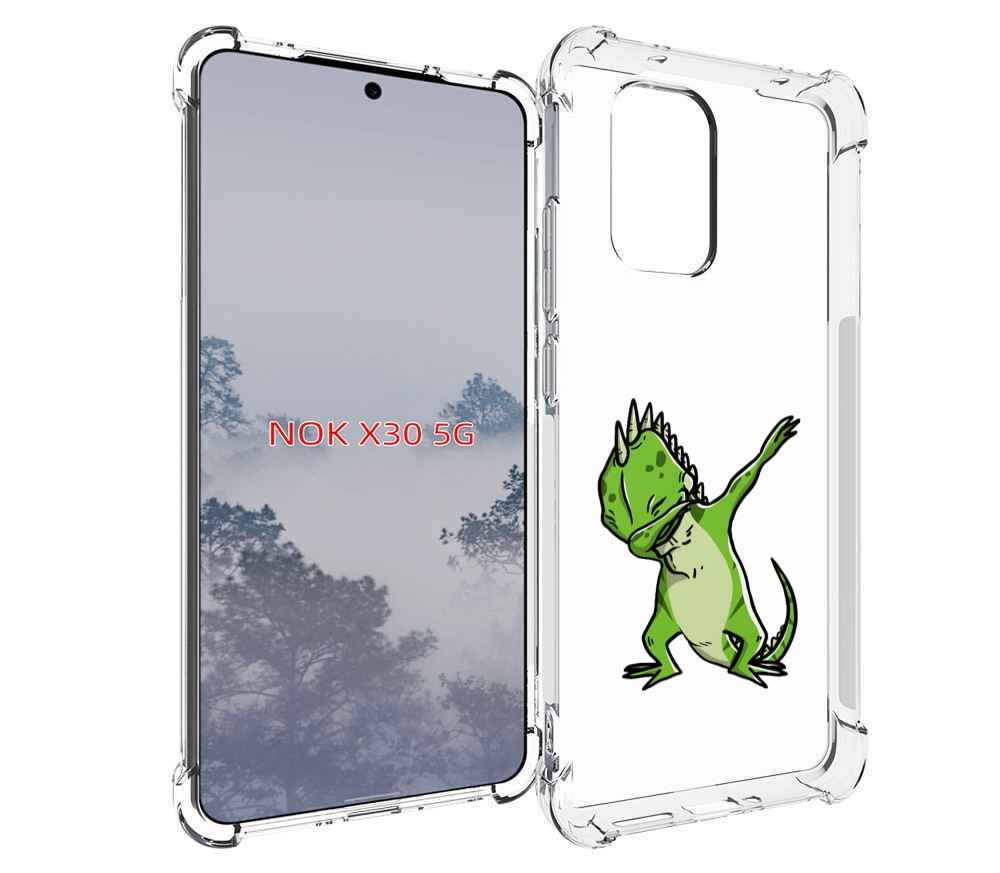 

Чехол MyPads крутая-ящерица для Nokia X30 5G, Tocco