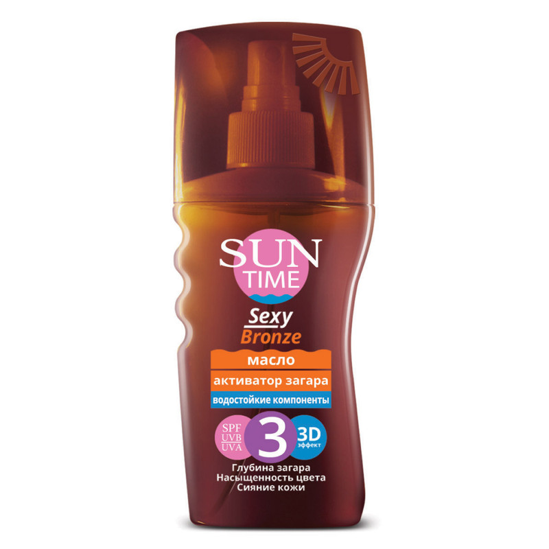 

Масло для загара Sun Time Sexy Bronze SPF 3 150 мл, 9030790