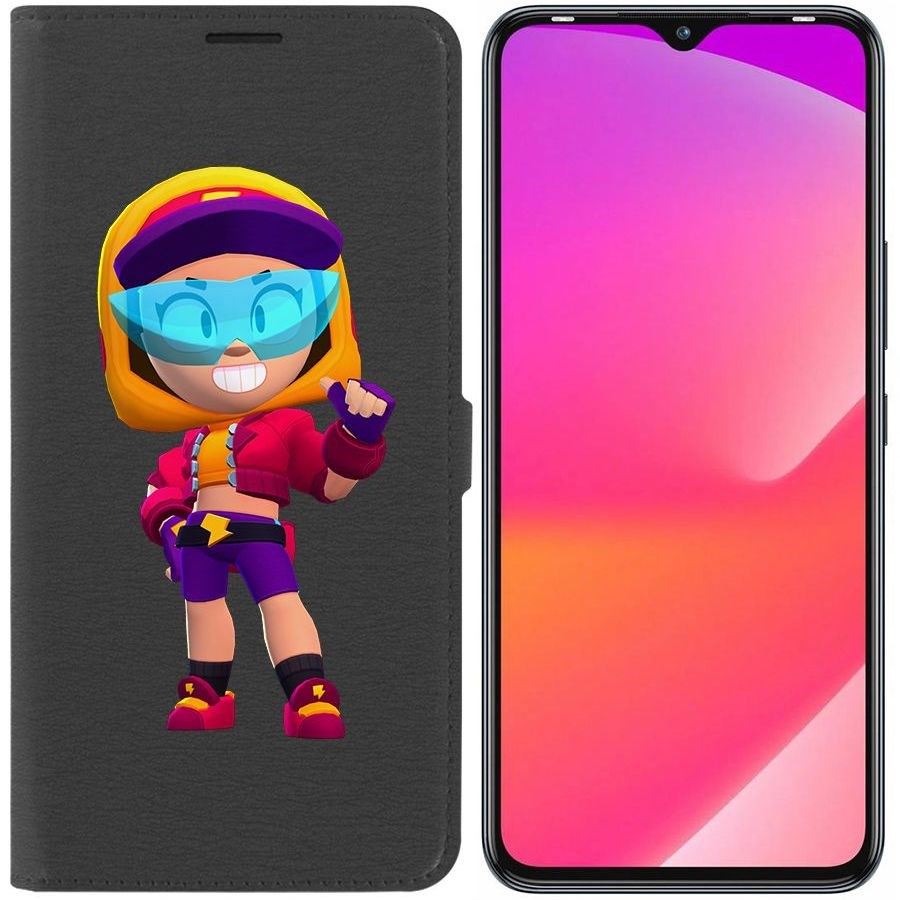

Чехол-книжка Eco Book для Infinix Smart 6 Plus Brawl Stars-Стритстайл Макс