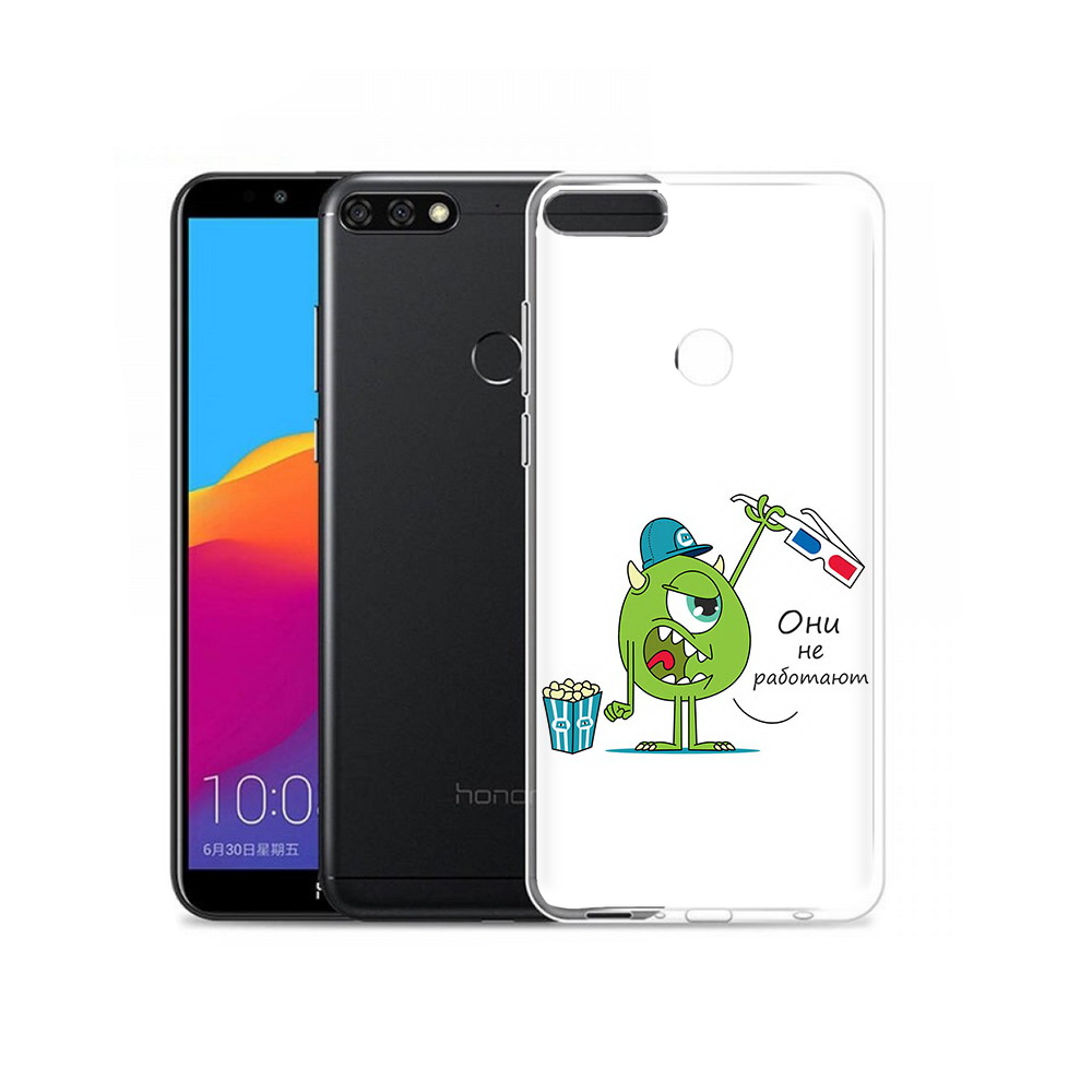 

Чехол MyPads Tocco для Honor 7C Pro Очки не работают (PT113786.47.129), Прозрачный, Tocco