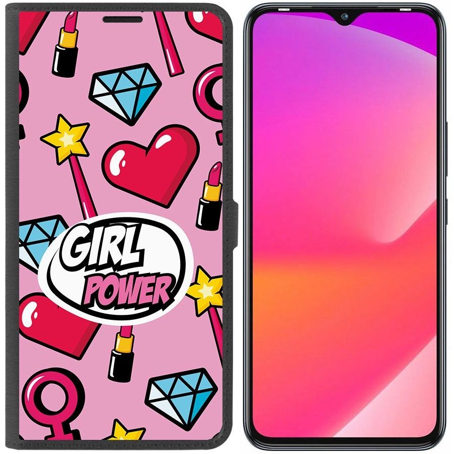Чехол-книжка Eco Book для Infinix Smart 6 Plus Girl Power