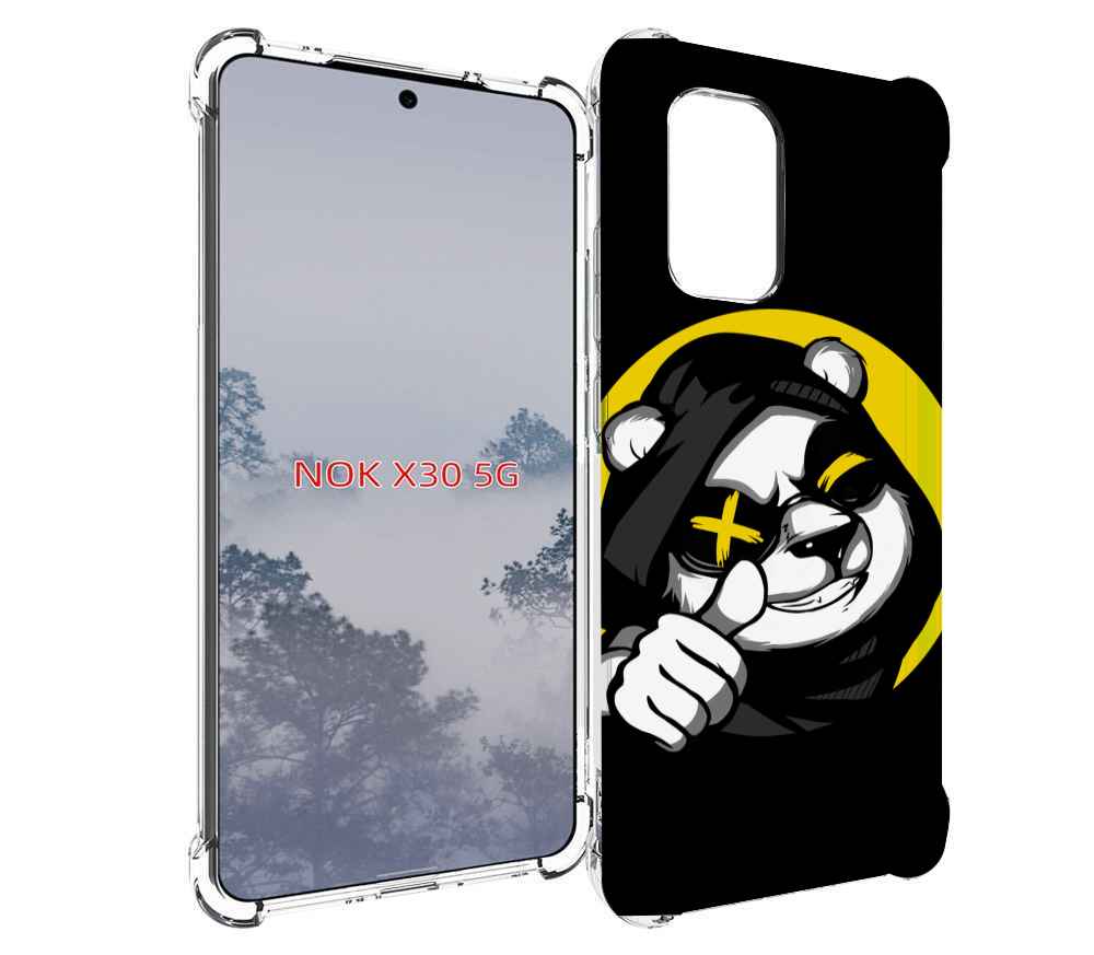 

Чехол MyPads крутая пандочка ок для Nokia X30 5G, Tocco