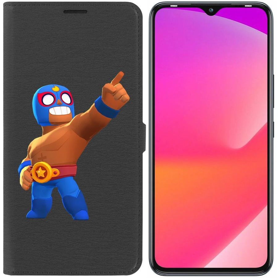 

Чехол-книжка Eco Book для Infinix Smart 6 Plus Brawl Stars-Эль Примо