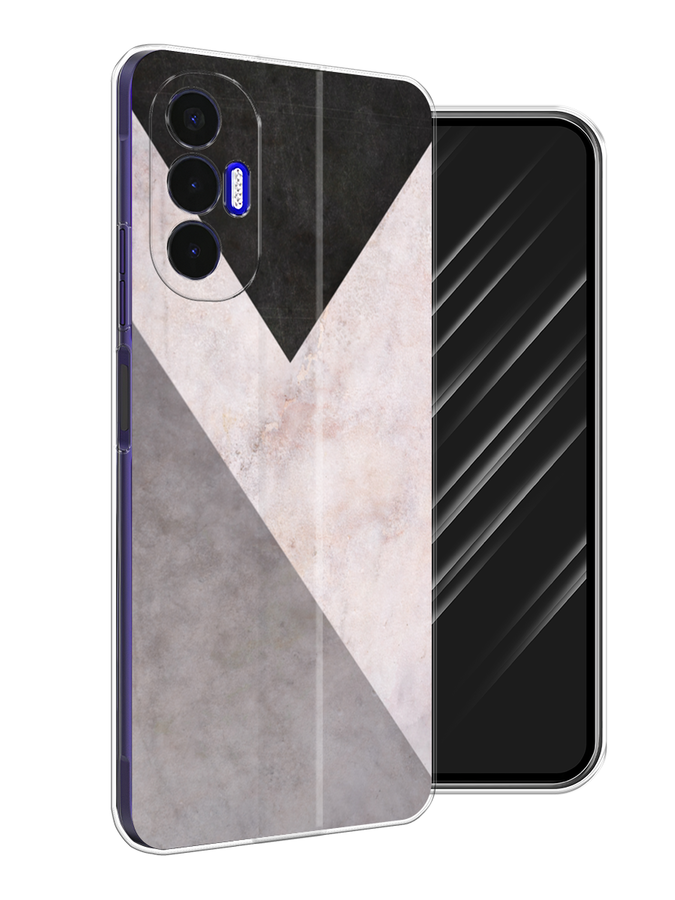 

Чехол Awog на Tecno Pova 3 "Геометричный мрамор", Разноцветный, 301550-3