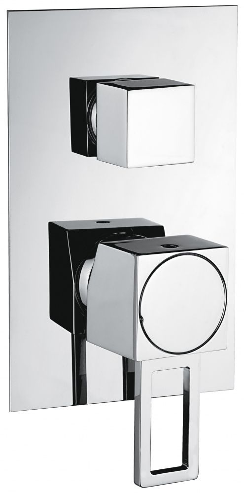 фото Внутристенный смеситель emmevi gea на 3 выхода, цвет хром 26029lacr