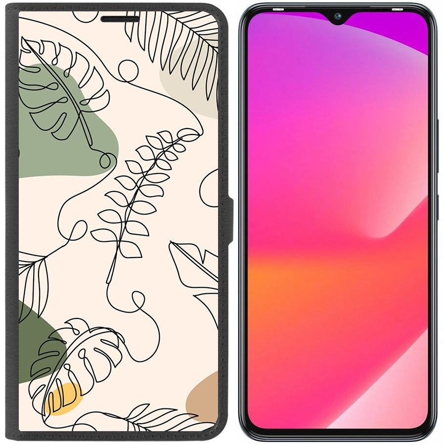 Чехол-книжка Eco Book для Infinix Smart 6 Plus Линия весны