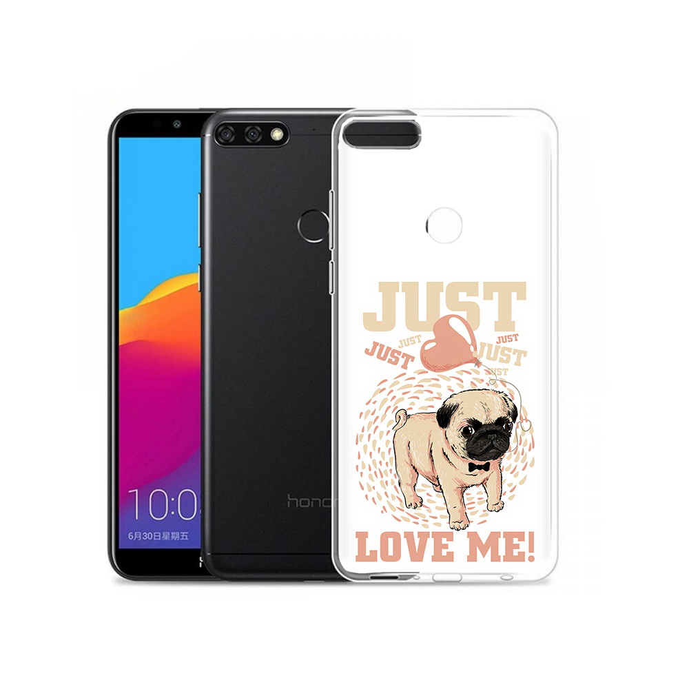 

Чехол MyPads Tocco для Honor 7C Pro Люби меня (PT113786.47.109), Прозрачный, Tocco