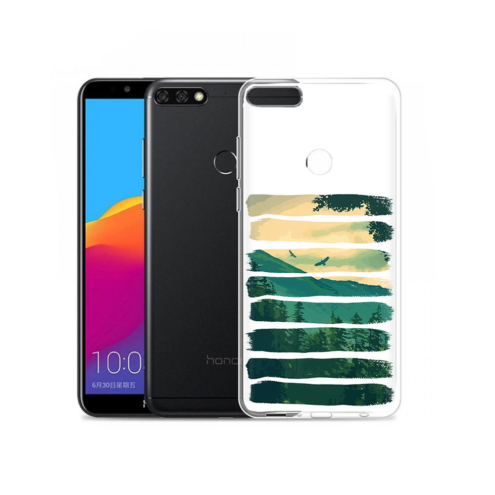 

Чехол MyPads Tocco для Honor 7C Pro Лесная чаща (PT113786.47.107), Прозрачный, Tocco