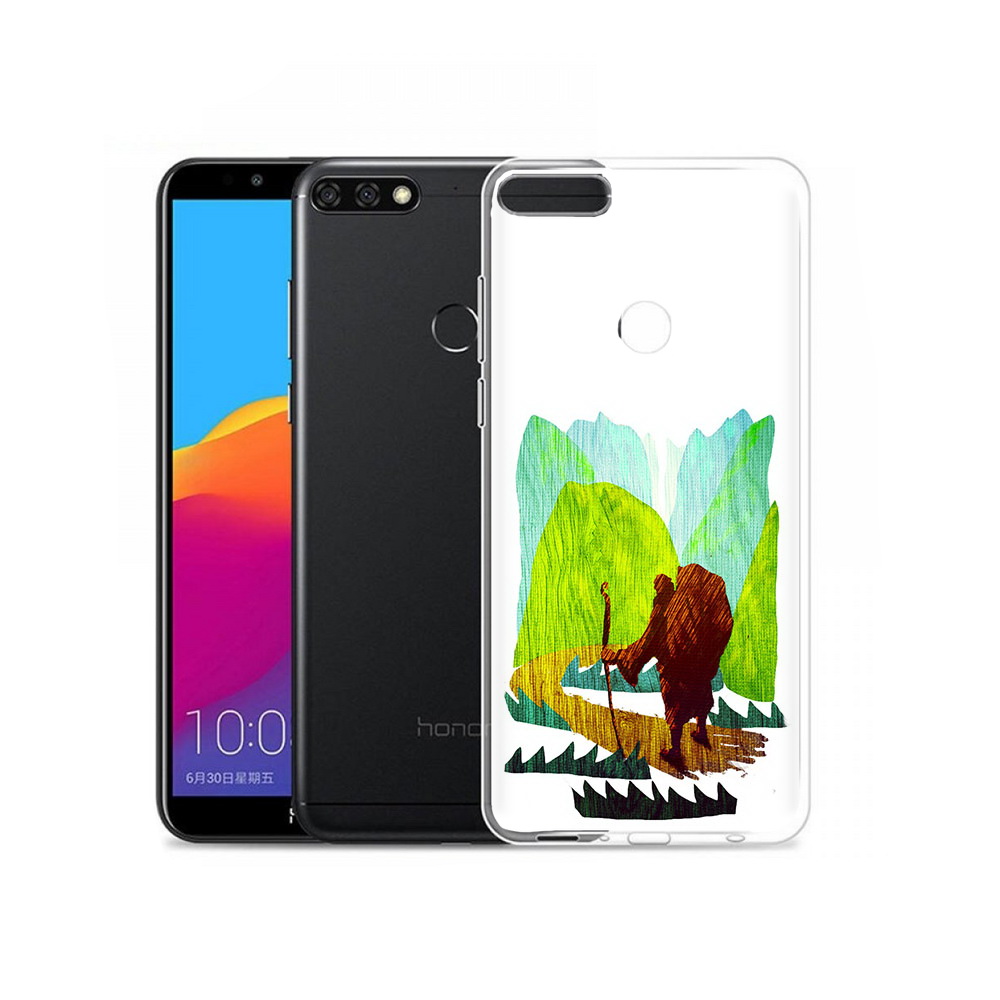 

Чехол MyPads Tocco для Honor 7C Pro Лесная тропа (PT113786.47.106), Прозрачный, Tocco