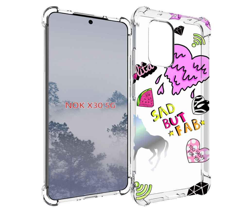 

Чехол MyPads красивые-смайлики для Nokia X30 5G, Tocco