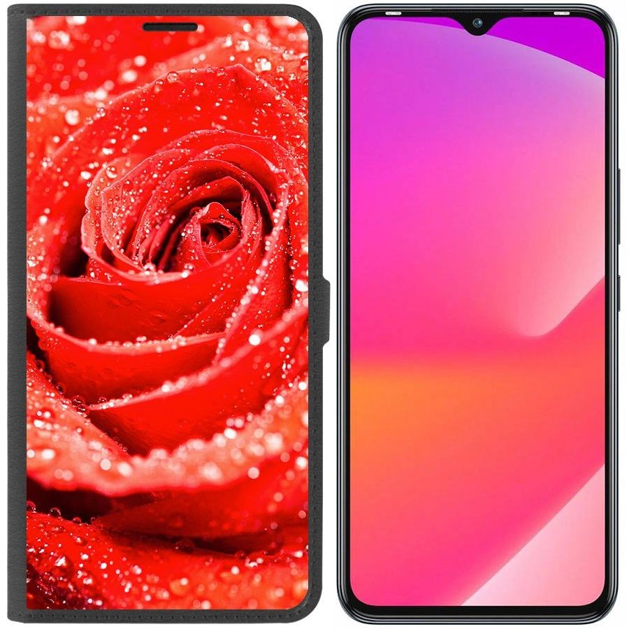 Чехол-книжка Eco Book для Infinix Smart 6 Plus Роза