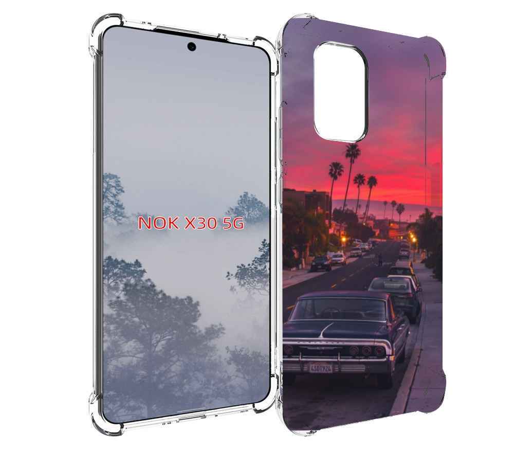 

Чехол MyPads красивая дорога америки для Nokia X30 5G, Tocco