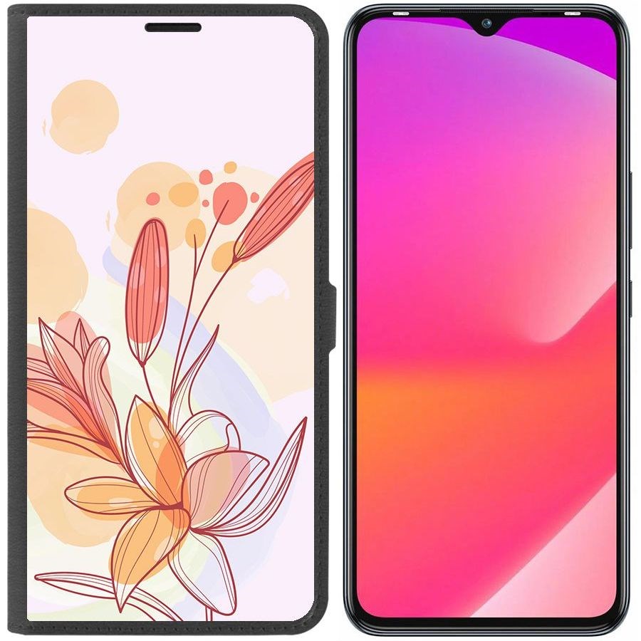

Чехол-книжка Eco Book для Infinix Smart 6 Plus Фантазия, Черный