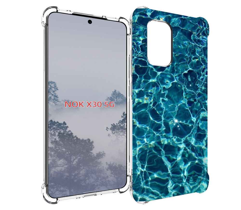 

Чехол MyPads красивая голубая вода для Nokia X30 5G, Tocco