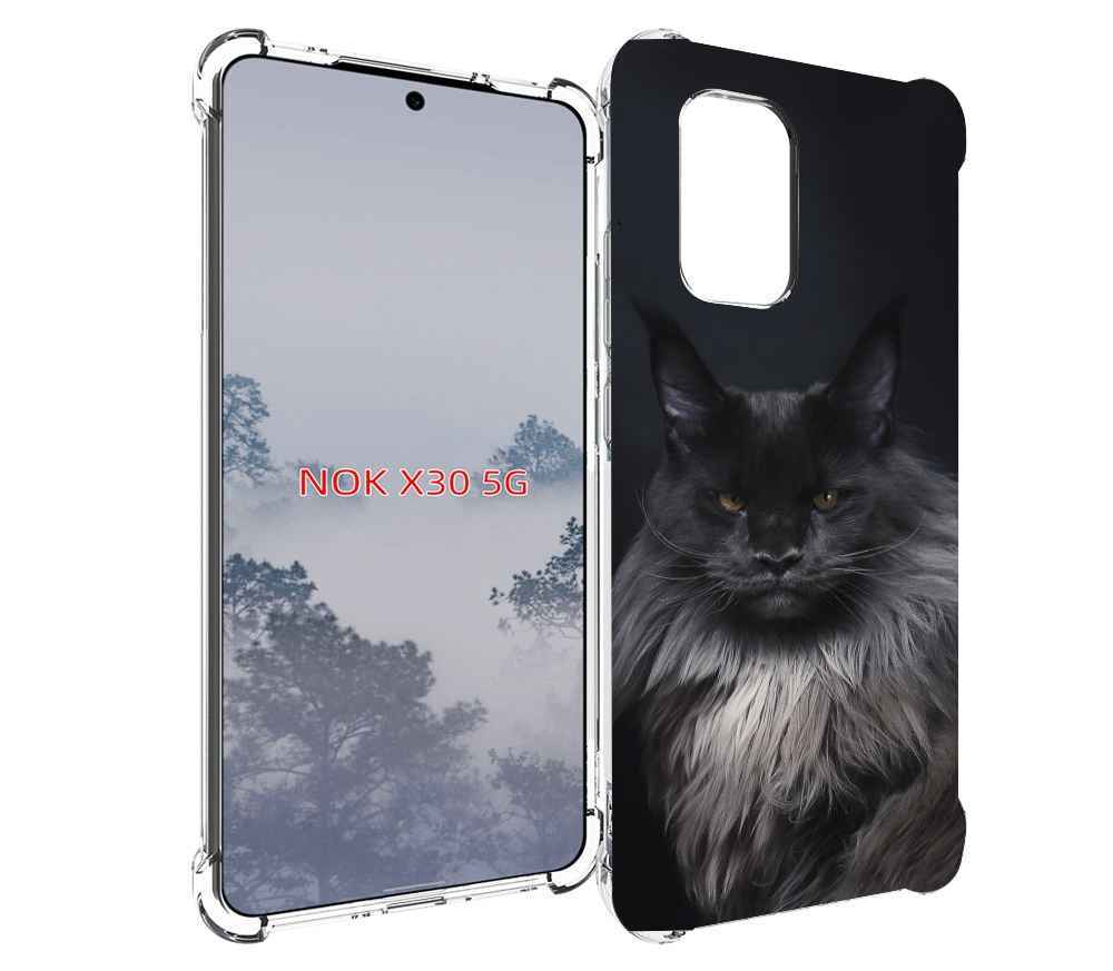 

Чехол MyPads кошка мейн кун 2 для Nokia X30 5G, Tocco