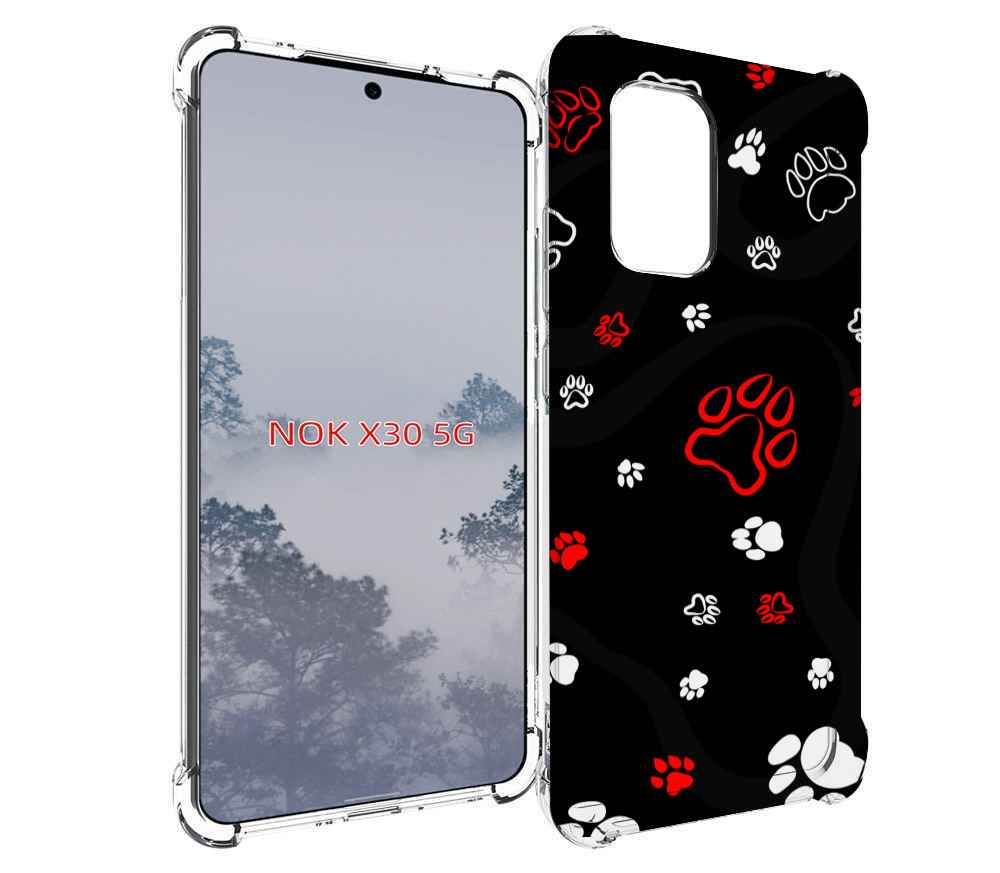 

Чехол MyPads кошачьи-лапки для Nokia X30 5G, Tocco