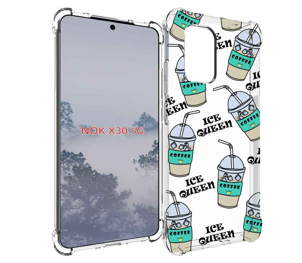 

Чехол MyPads кофе-с-льдом для Nokia X30 5G, Tocco