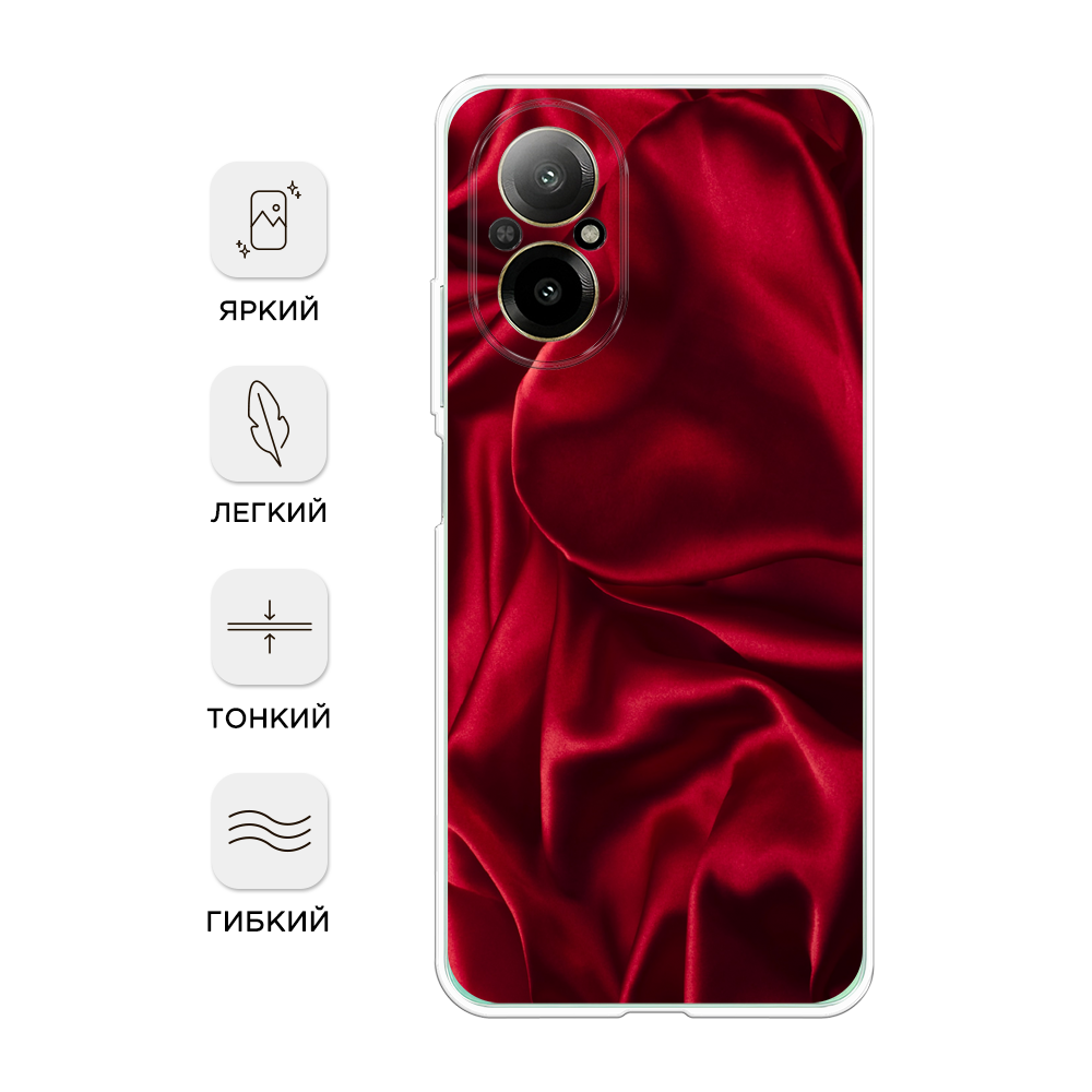 

Чехол Awog на Realme C67 4G "Текстура красный шелк", 2515750-1
