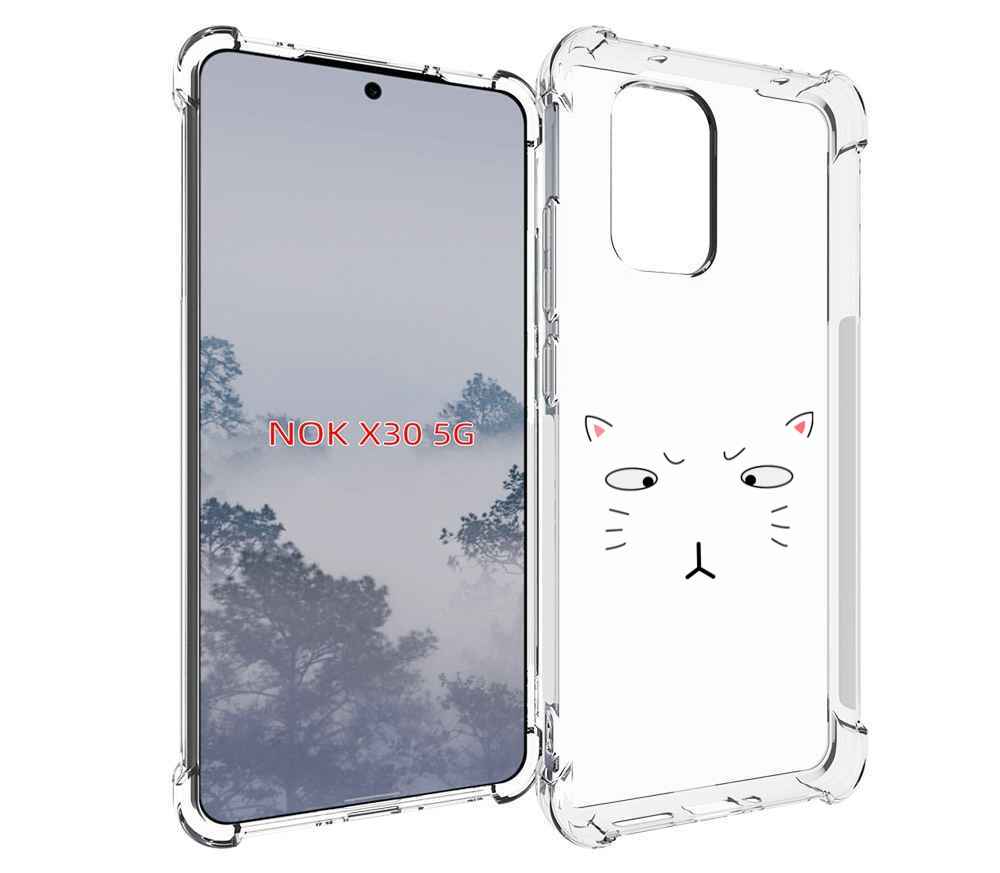 

Чехол MyPads кот-части-лица для Nokia X30 5G, Tocco