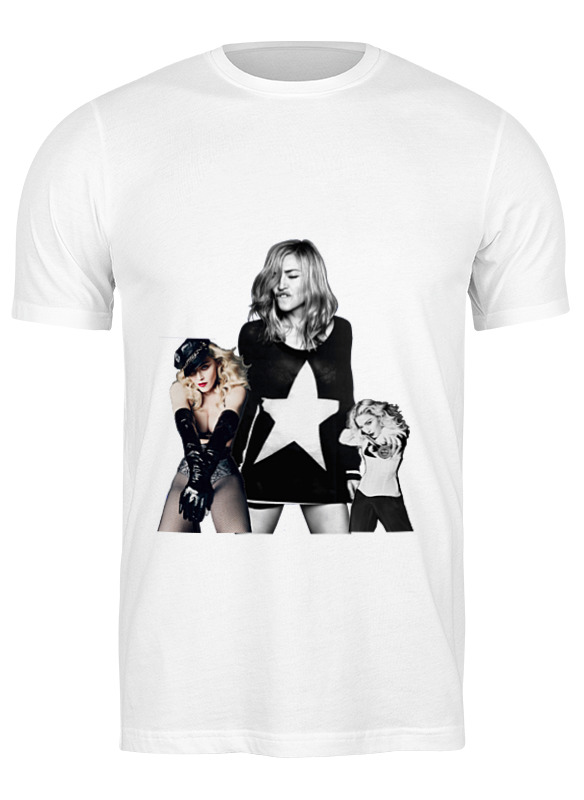 

Футболка мужская Printio Madonna белая 2XL, Белый, Madonna