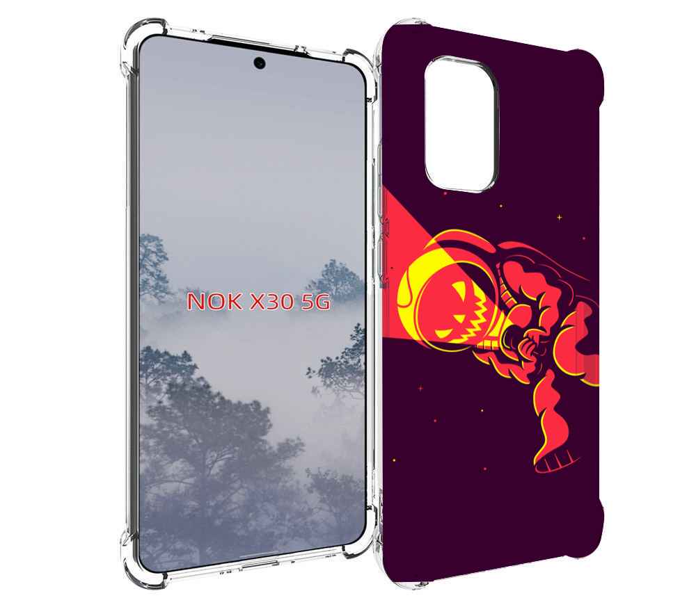 

Чехол MyPads космонавт-в-хеллуин для Nokia X30 5G, Tocco