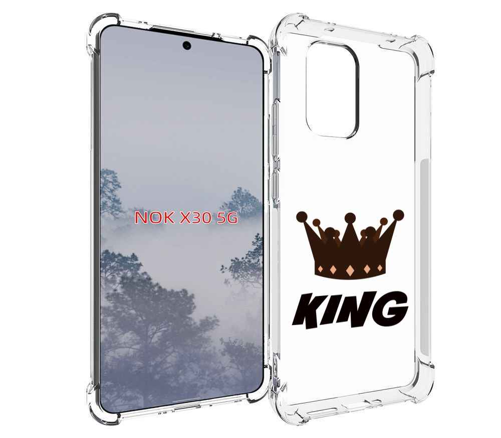 

Чехол MyPads корона-короля-черный для Nokia X30 5G, Tocco
