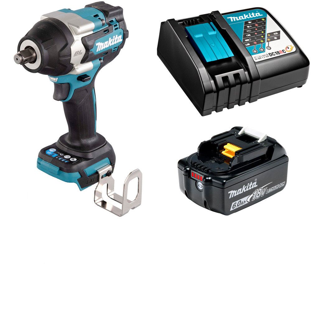 

Гайковерт Makita DTW700RG аккумуляторный, 6Ач, з/у, DTW700RG