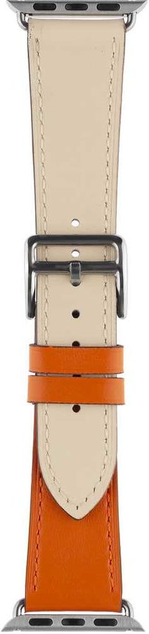 

Ремешок Interstep Chic для Apple Watch Series 3/4/5 White/Orange (70385)