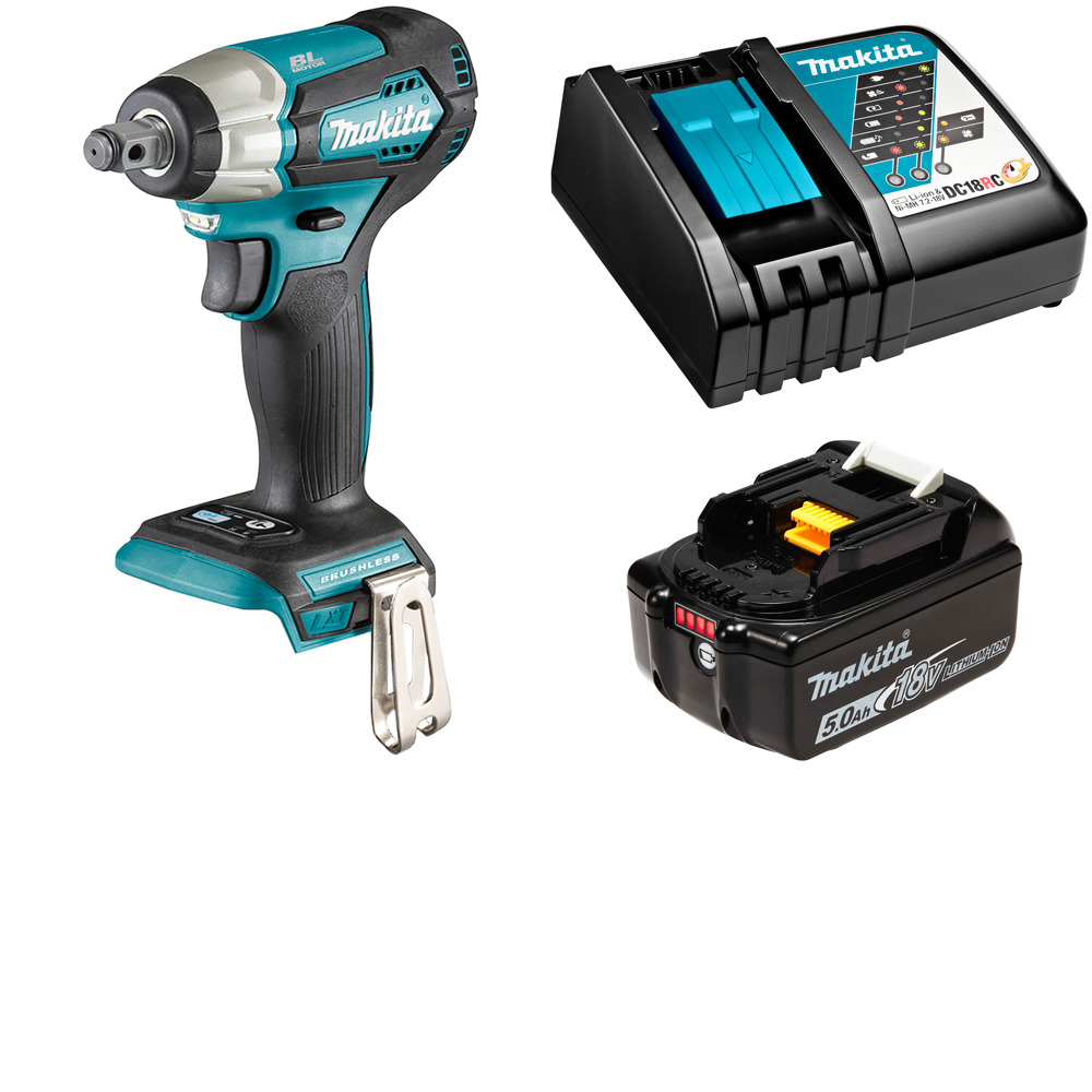 

Гайковерт Makita DTW181RT аккумуляторный, 5Ач, з/у, DTW181RT