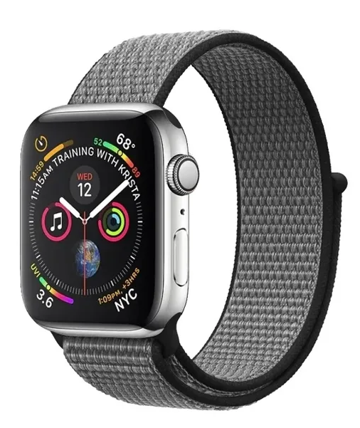 

Ремешок DF iNylonBand-02 для Apple Watch Series 3/4/5/6/SE Grey (DF INYLONBAND-02)