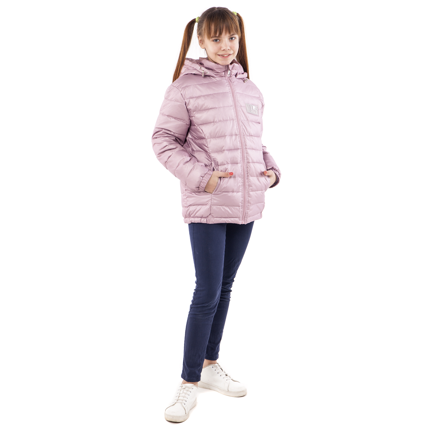 Куртка для девочек WBR, 65-023 розовый р. 164