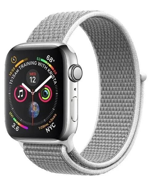 Ремешок DF iNylonBand-01 для Apple Watch Series 3456SE Silver DF INYLONBAND-01 890₽