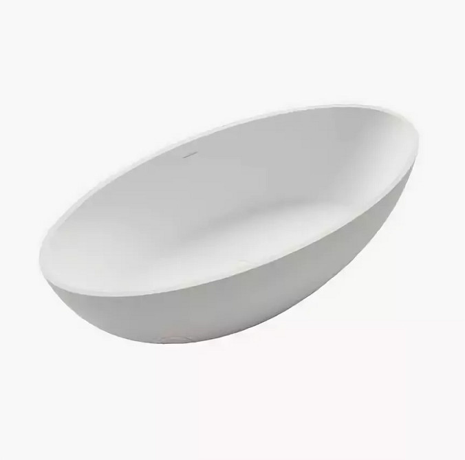 

Ванна из литьевого мрамора Treesse CAREZZA (V308BL) белый глянцевый