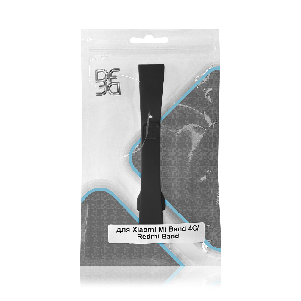 

Ремешок DF xiClassicband-05 для Xiaomi Mi Band 4C/Redmi Band черный