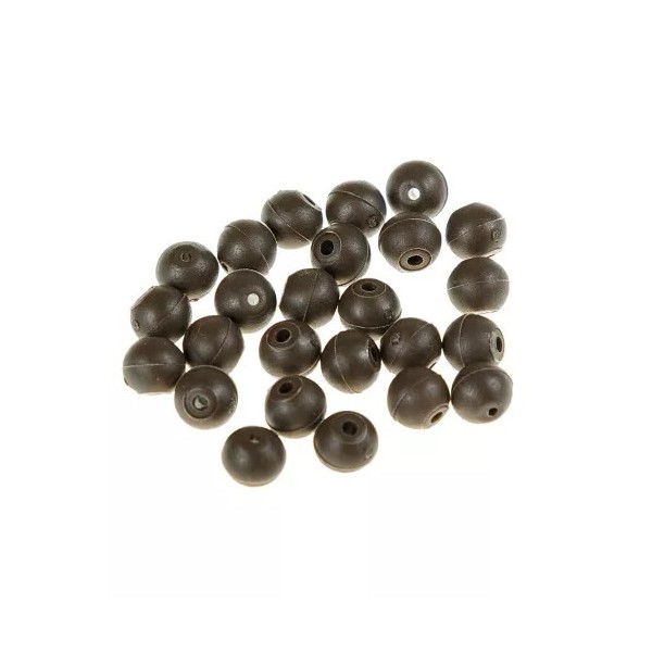 

Бусины Korda Safe Zone RUBBER BEAD 5mm (brown), Safe Zone