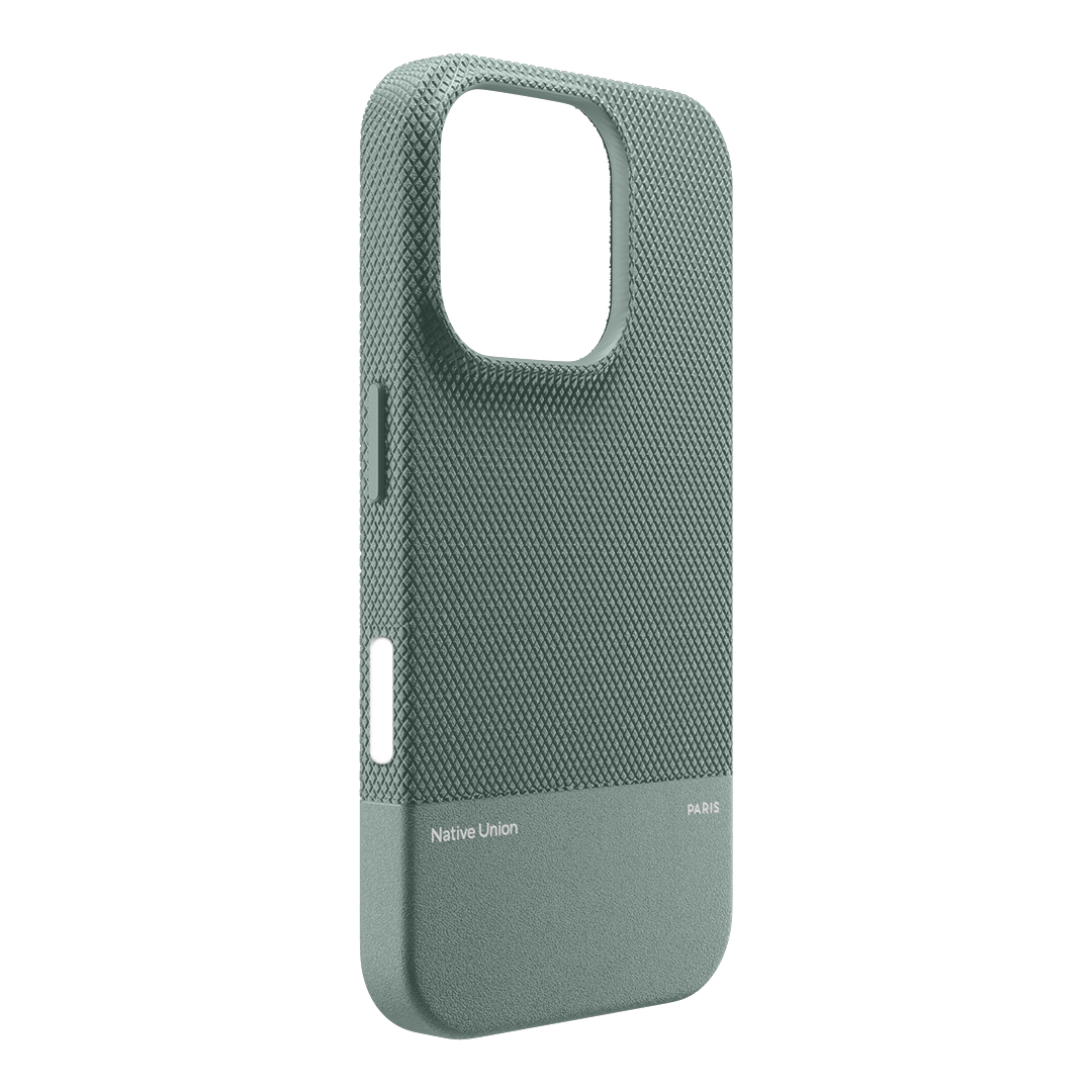 

Чехол для iPhone 16 Pro Native Union (Re)Classic Case цвет: зелёный сланец, Зеленый, (Re)Classic Case
