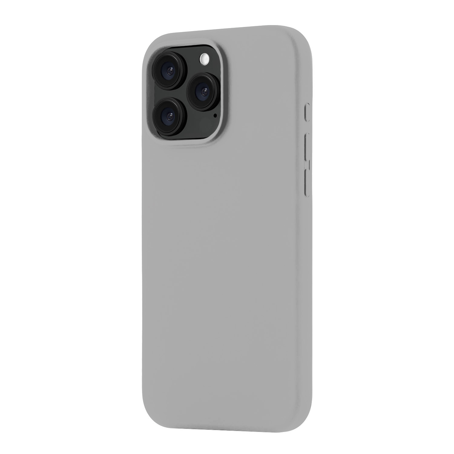 

Чехол для iPhone 16 Pro Max Rocket Silk soft-touch матовый, MagSafe совместимый, Серый, Silk