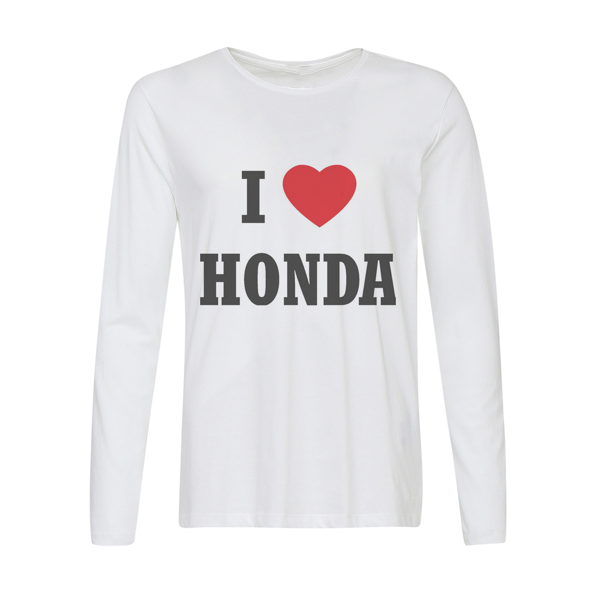 

Лонгслив CoolPodarok Авто. I love Honda, w0111453