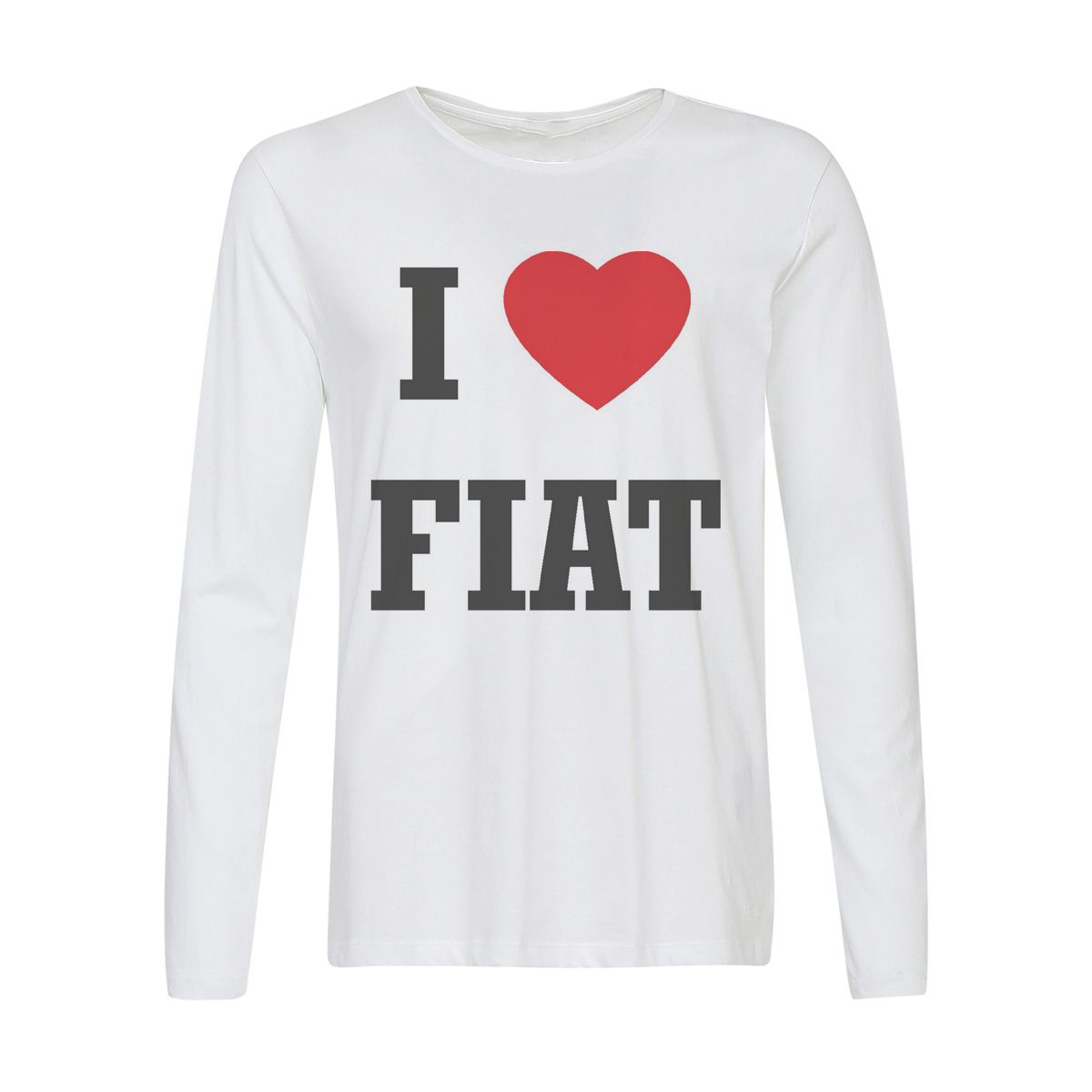 

Лонгслив CoolPodarok Авто. I love Fiat, w0111451