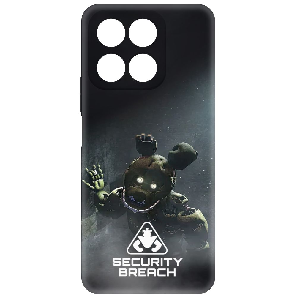 

Чехол-накладка Krutoff Soft Case ФНАФ - Нарушение безопасности для Honor X8a черный