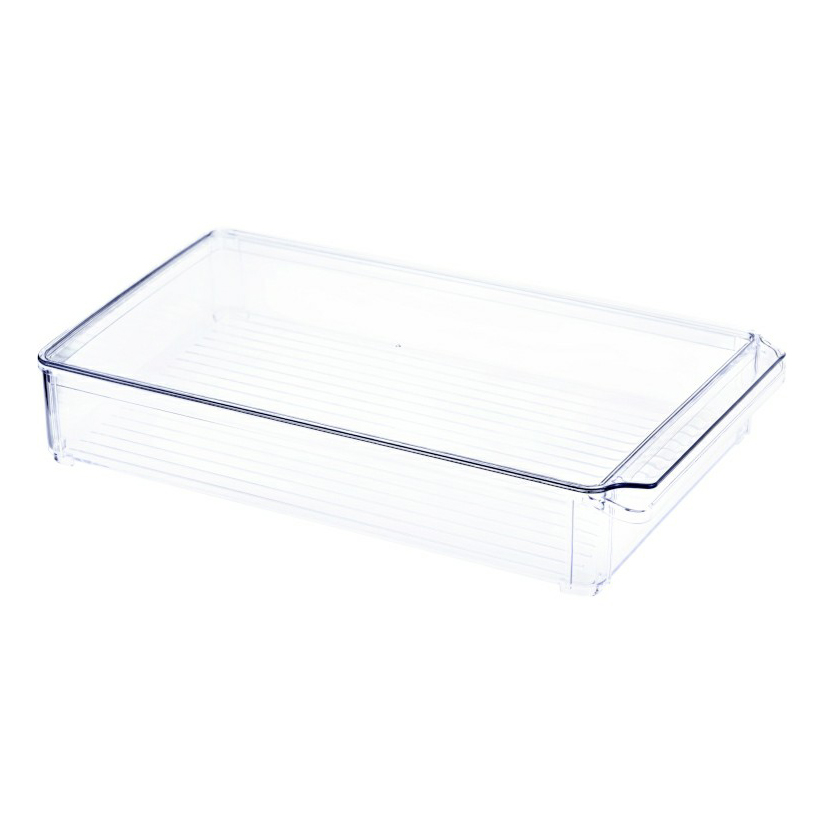 фото Органайзер для холодильника idea с крышкой 20 х 30 х 5 см прозрачный