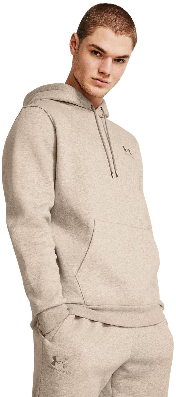 Худи мужское Under Armour UA Essential Fleece Hoodie бежевое XL 7439₽