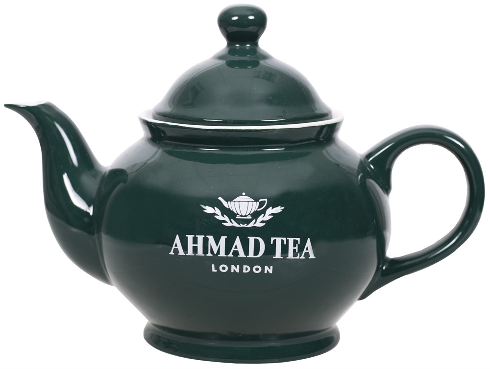 

Чайник заварочный "Ahmad Tea" с фильтром, зелёный, керамический, 850 мл, Зеленый